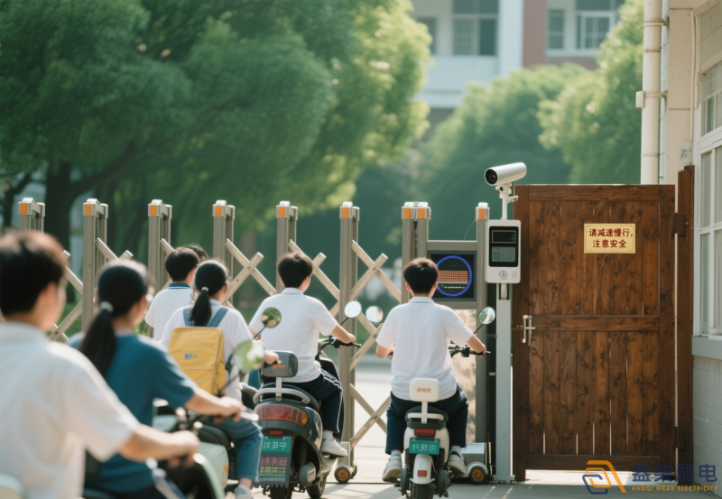 門禁擺閘如何防止電瓶車碰撞？